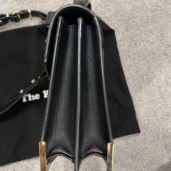 The Kooples medium black leather Emily Bag - Picture 11 of 17